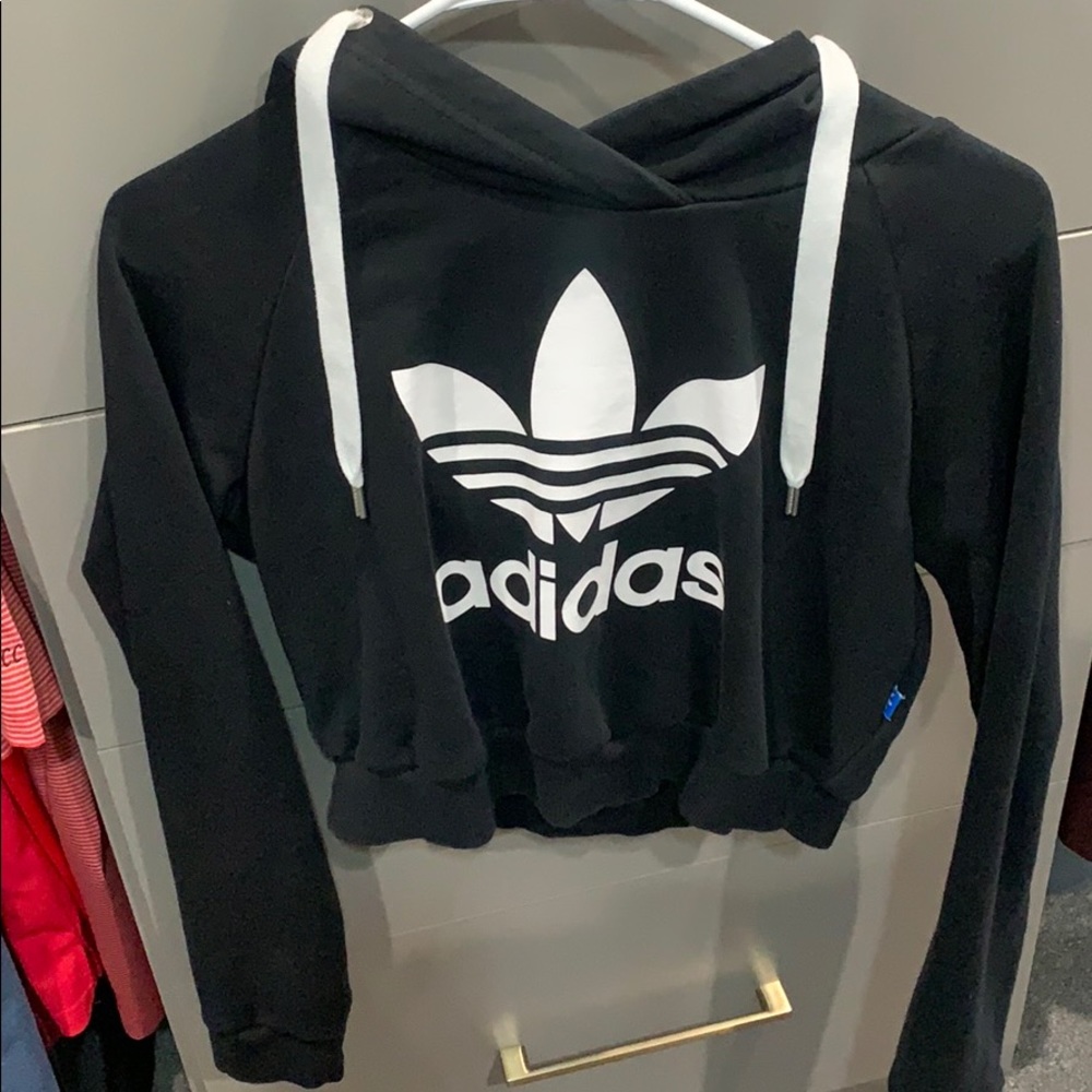 Adidas crop sweatshirt
